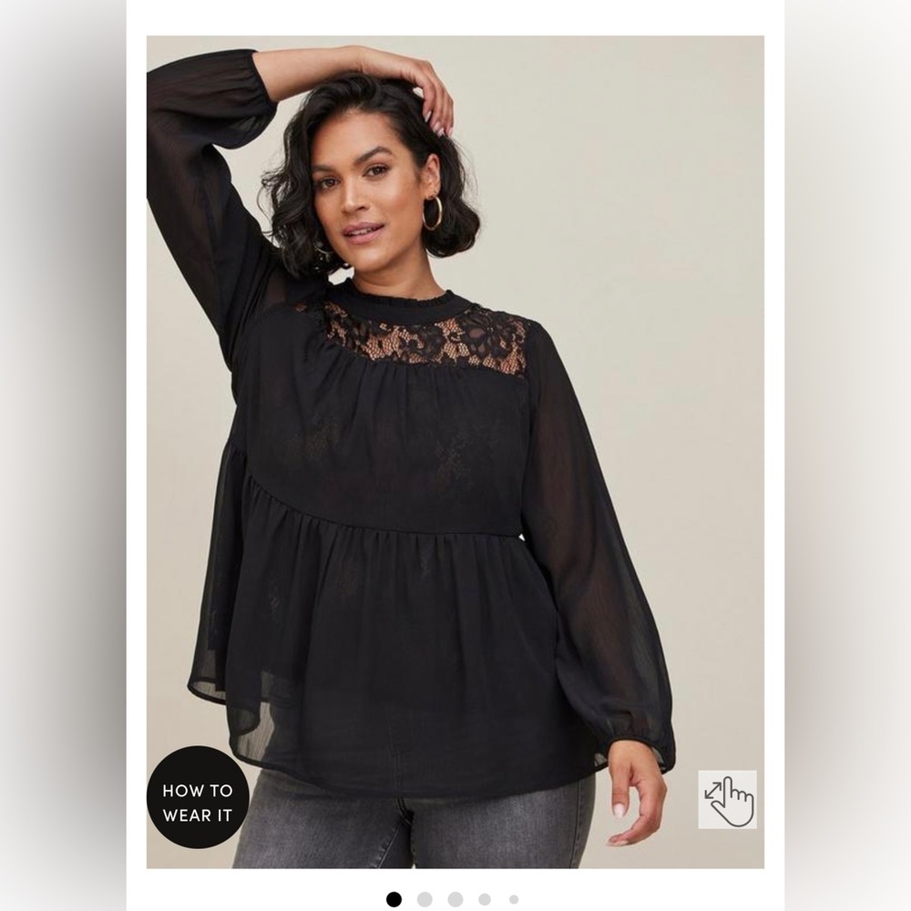 Torrid Lace Shirt